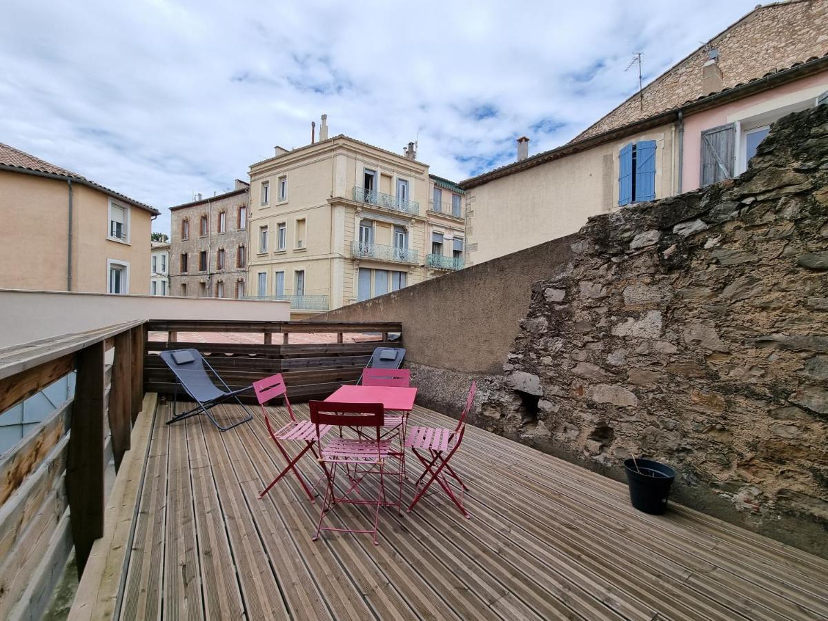 T2 Avec Terrasse 25M², Garage, Plein Centre-Ville Narbonne Dış mekan fotoğraf